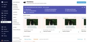 nutshell campaigns email marketing templates