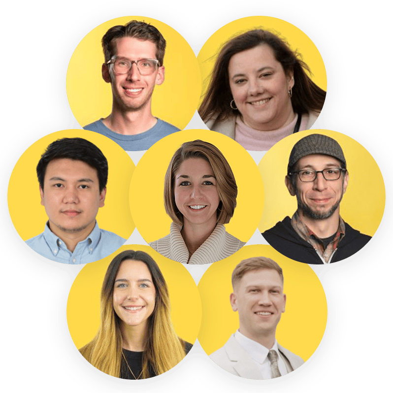 Headshots of Nutshell's customer support specialists.